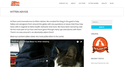 Desktop Screenshot of kittenadvice.org